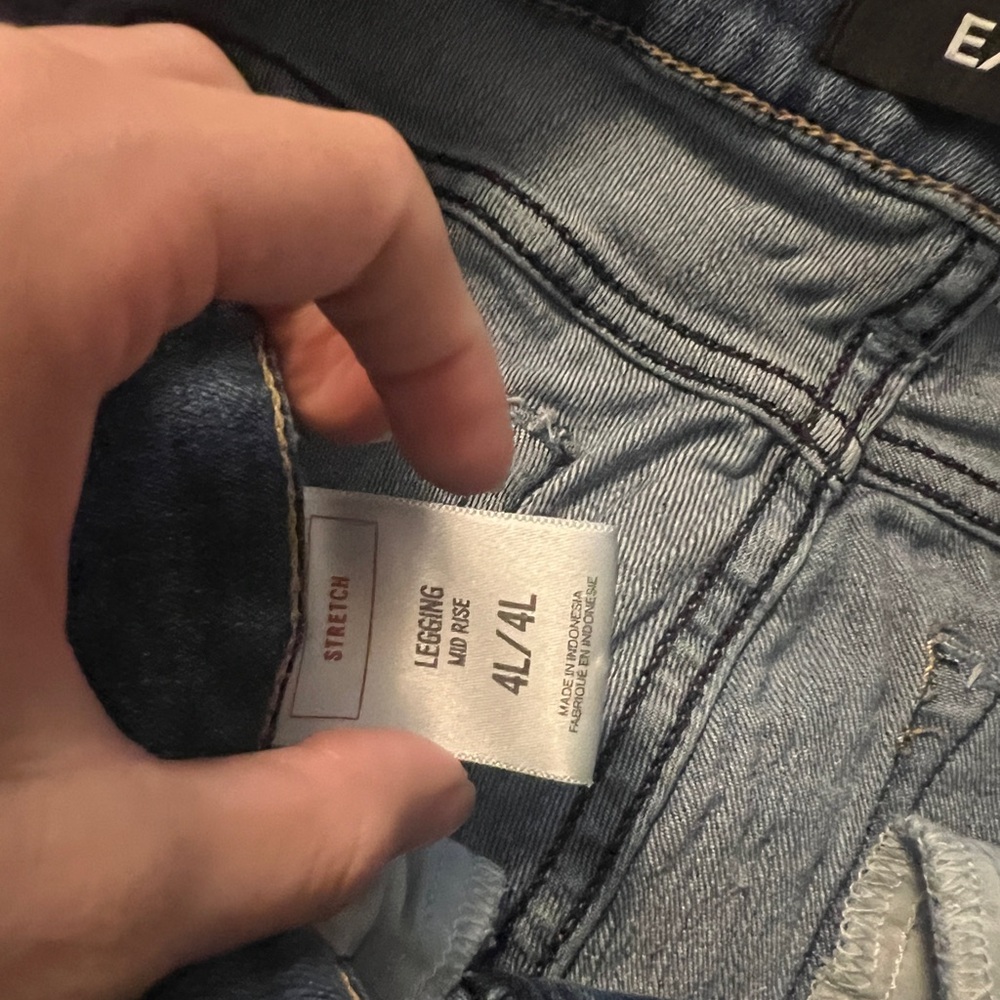 Express Stretch Denim Leggings